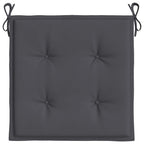 vidaXL Gartenstuhl-Kissen 6 Stk. Anthrazit 40x40x3 cm Oxford-Gewebe