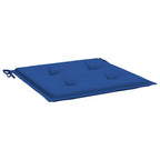 vidaXL Gartenstuhl-Kissen 2 Stk. Königsblau 40x40x4 cm Oxford-Gewebe