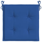 vidaXL Gartenstuhl-Kissen 2 Stk. Königsblau 40x40x4 cm Oxford-Gewebe