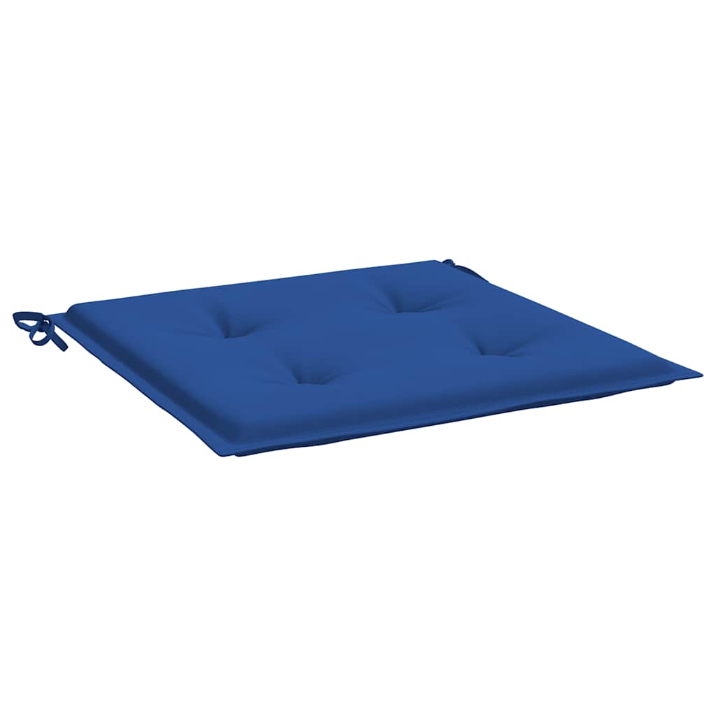 vidaXL Gartenstuhl-Kissen 4 Stk. Königsblau 40x40x4 cm Oxford-Gewebe