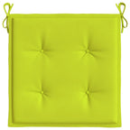 vidaXL Gartenstuhl-Kissen 6 Stk. Knallgrün 40x40x3 cm Oxford-Gewebe