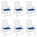 vidaXL Gartenstuhl-Kissen 6 Stk. Königsblau 50x50x4 cm Oxford-Gewebe