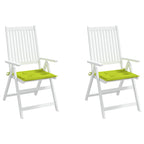 vidaXL Gartenstuhl-Kissen 2 Stk. Knallgrün 50x50x3 cm Oxford-Gewebe