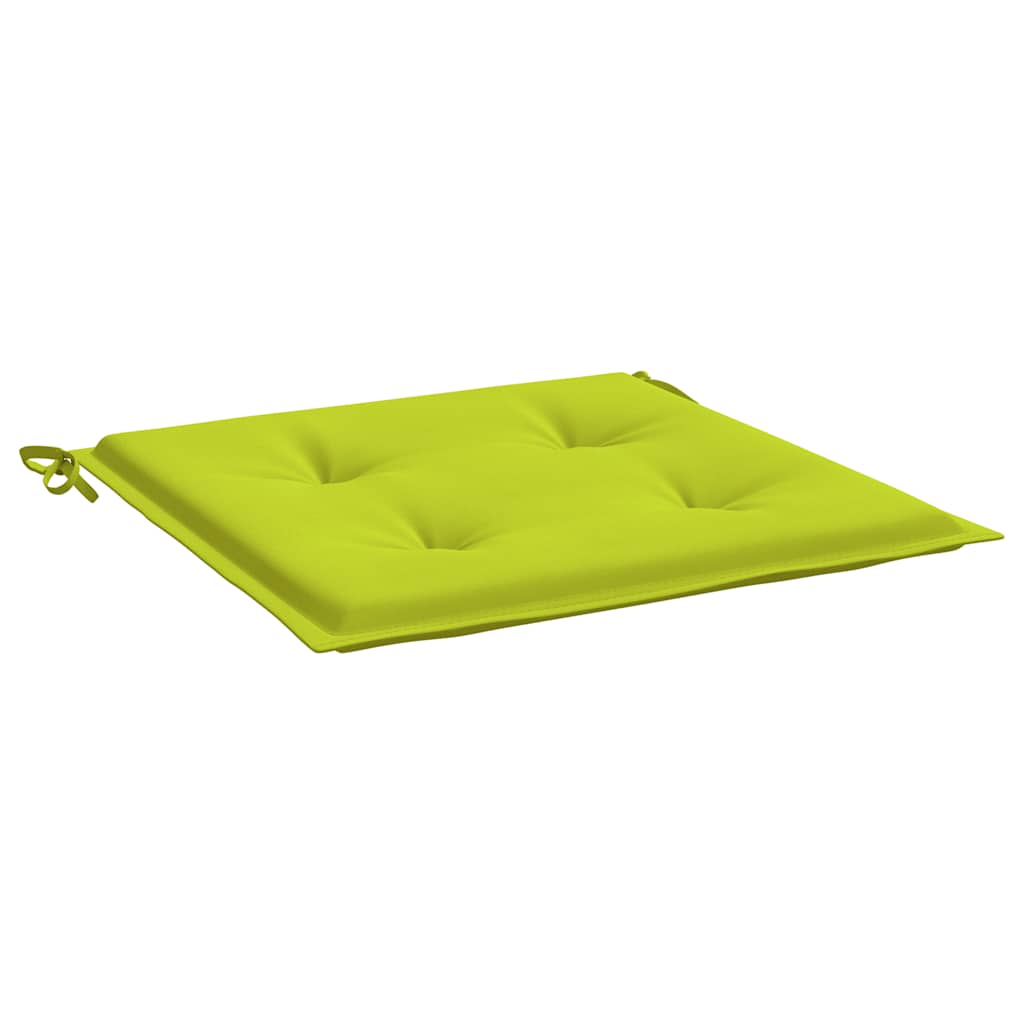 vidaXL Gartenstuhl-Kissen 2 Stk. Knallgrün 50x50x3 cm Oxford-Gewebe