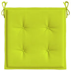 vidaXL Gartenstuhl-Kissen 2 Stk. Knallgrün 50x50x3 cm Oxford-Gewebe