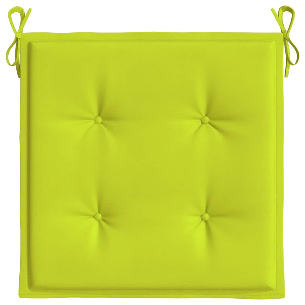 vidaXL Gartenstuhl-Kissen 4 Stk. Knallgrün 50x50x4 cm Oxford-Gewebe