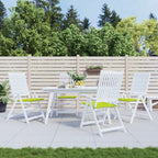 vidaXL Gartenstuhl-Kissen 4 Stk. Knallgrün 50x50x4 cm Oxford-Gewebe