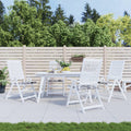 vidaXL Gartenstuhl-Kissen 4 Stk. Grau Karomuster 40x40x4 cm