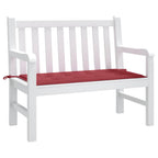 vidaXL Gartenbank-Auflage Weinrot 100x50x4 cm Oxford-Gewebe