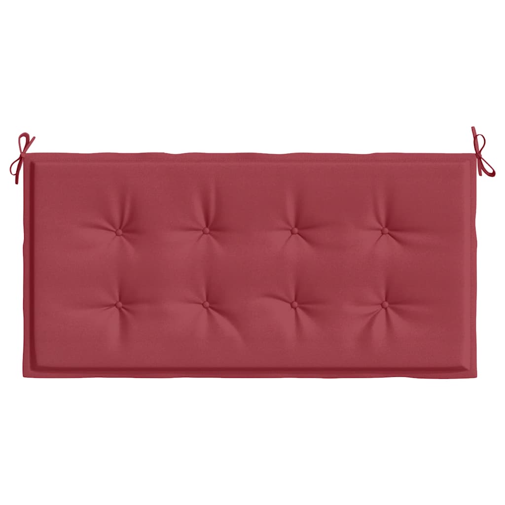 vidaXL Gartenbank-Auflage Weinrot 100x50x4 cm Oxford-Gewebe