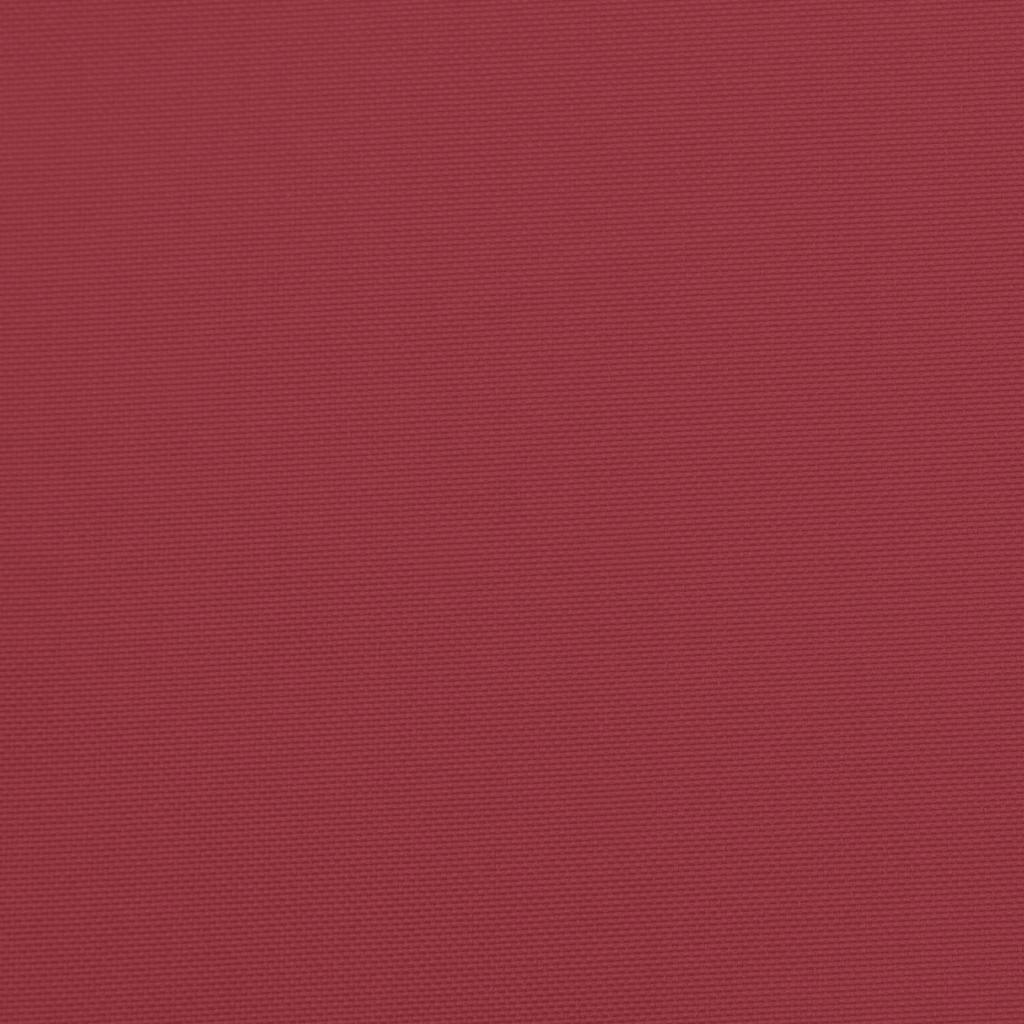 vidaXL Gartenbank-Auflage Weinrot 100x50x4 cm Oxford-Gewebe