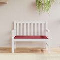 vidaXL Gartenbank-Auflage Weinrot 100x50x4 cm Oxford-Gewebe