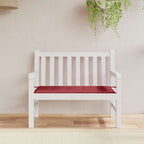 vidaXL Gartenbank-Auflage Weinrot 100x50x4 cm Oxford-Gewebe