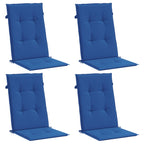 vidaXL Gartenstuhlauflagen für Hochlehner 4 Stk. Königsblau 120x50x3cm