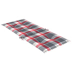 vidaXL Gartenstuhlauflagen für Hochlehner 2 Stk. 120x50x3 cm Stoff