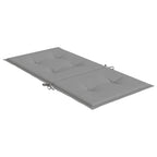 vidaXL Gartenstuhlauflagen für Niedriglehner 6 Stk. Grau Oxford-Gewebe