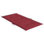 vidaXL Gartenstuhlauflagen für Niedriglehner 4 Stk. Weinrot 100x50x3cm