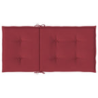 vidaXL Gartenstuhlauflagen für Niedriglehner 4 Stk. Weinrot 100x50x3cm