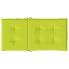 vidaXL Gartenstuhlauflagen für Niedriglehner 2Stk Knallgrün 100x50x3cm