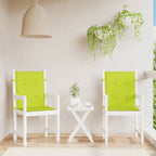vidaXL Gartenstuhlauflagen für Niedriglehner 2Stk Knallgrün 100x50x3cm