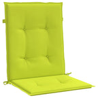 vidaXL Gartenstuhlauflagen für Niedriglehner 4Stk Knallgrün 100x50x3cm