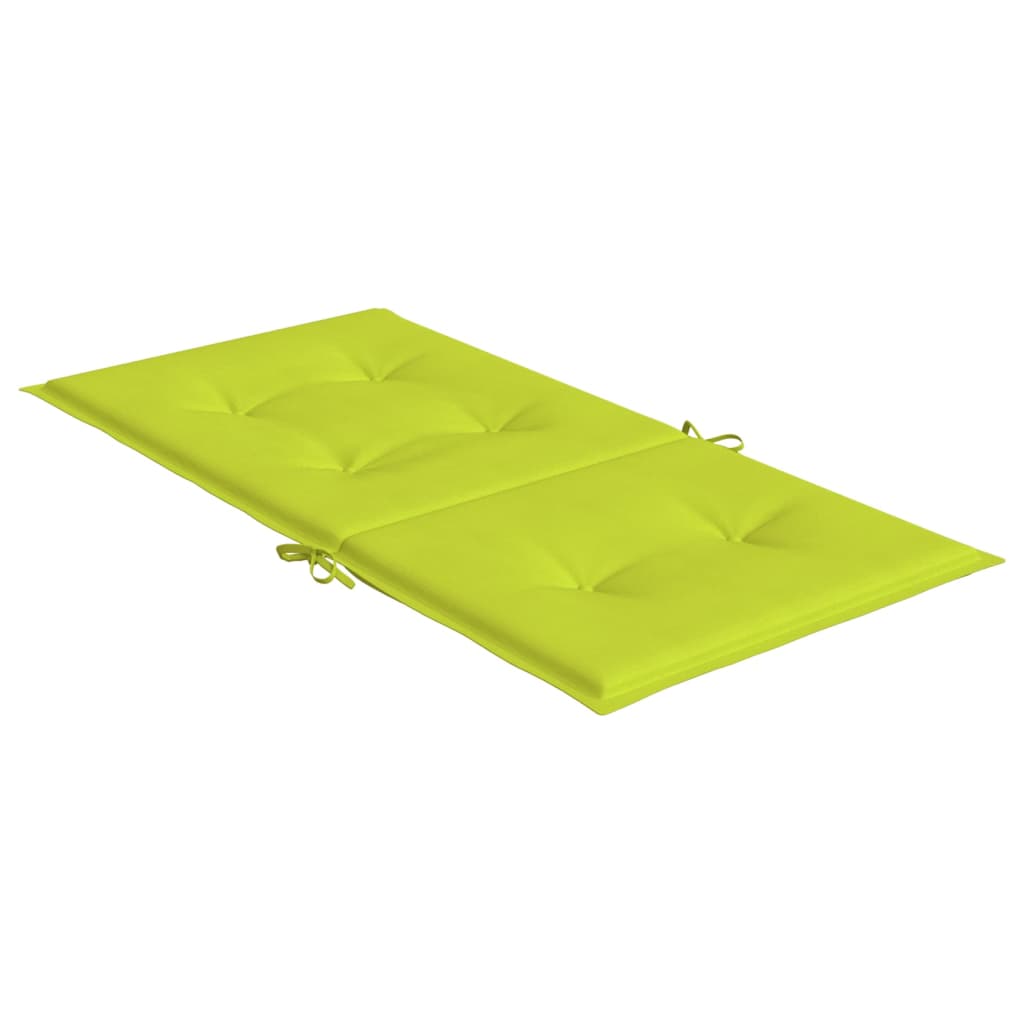 vidaXL Gartenstuhlauflagen für Niedriglehner 4Stk Knallgrün 100x50x3cm