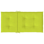 vidaXL Gartenstuhlauflagen für Niedriglehner 4Stk Knallgrün 100x50x3cm