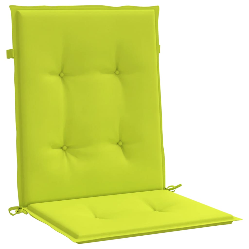vidaXL Gartenstuhlauflagen für Niedriglehner 6Stk Knallgrün 100x50x3cm