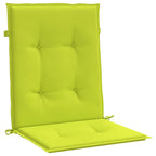 vidaXL Gartenstuhlauflagen für Niedriglehner 6Stk Knallgrün 100x50x3cm