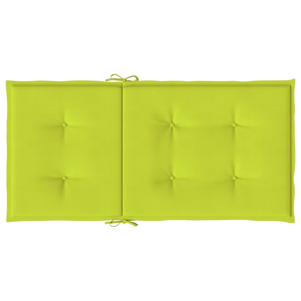 vidaXL Gartenstuhlauflagen für Niedriglehner 6Stk Knallgrün 100x50x3cm