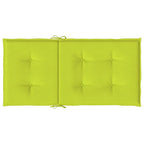 vidaXL Gartenstuhlauflagen für Niedriglehner 6Stk Knallgrün 100x50x3cm