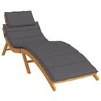 vidaXL Sonnenliegen-Auflage Anthrazit 186x58x4 cm Oxford-Gewebe
