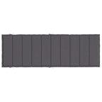 vidaXL Sonnenliegen-Auflage Anthrazit 186x58x4 cm Oxford-Gewebe