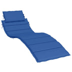 vidaXL Sonnenliegen-Auflage Königsblau 186x58x4 cm Oxford-Gewebe