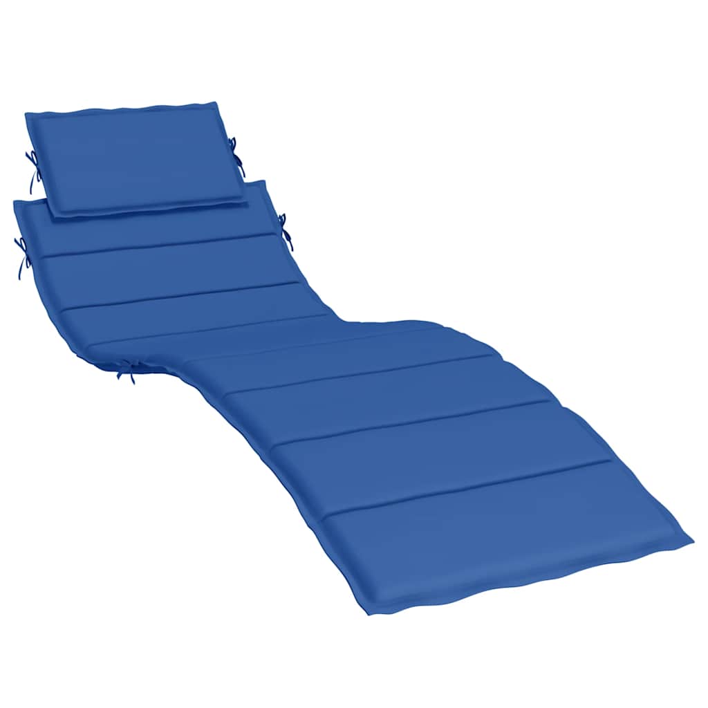 vidaXL Sonnenliegen-Auflage Königsblau 186x58x4 cm Oxford-Gewebe