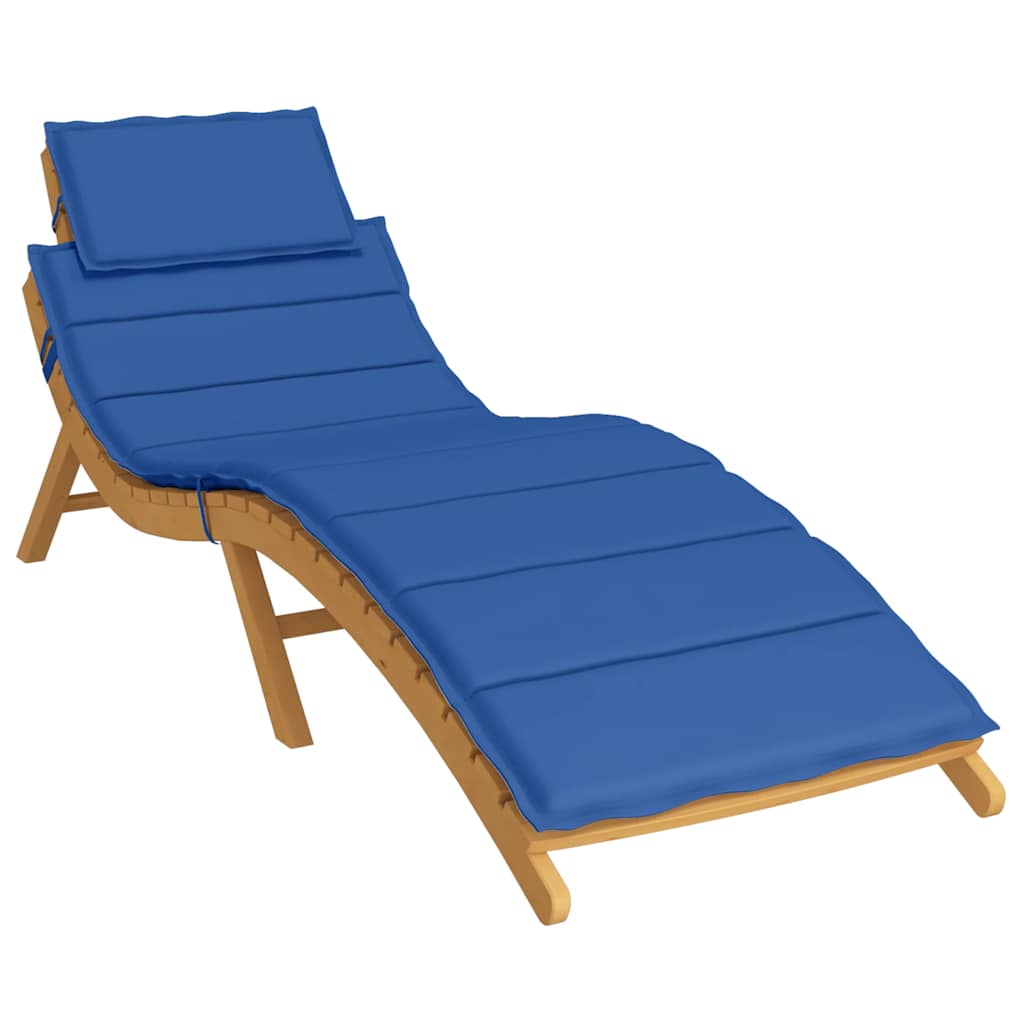 vidaXL Sonnenliegen-Auflage Königsblau 186x58x4 cm Oxford-Gewebe