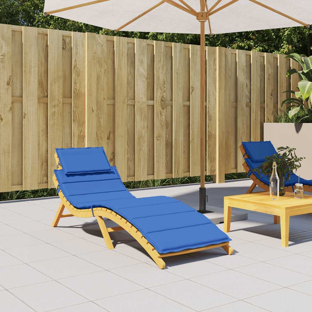 vidaXL Sonnenliegen-Auflage Königsblau 186x58x4 cm Oxford-Gewebe