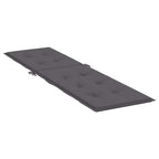 vidaXL Liegestuhl-Auflage Anthrazit (75+105)x50x4 cm
