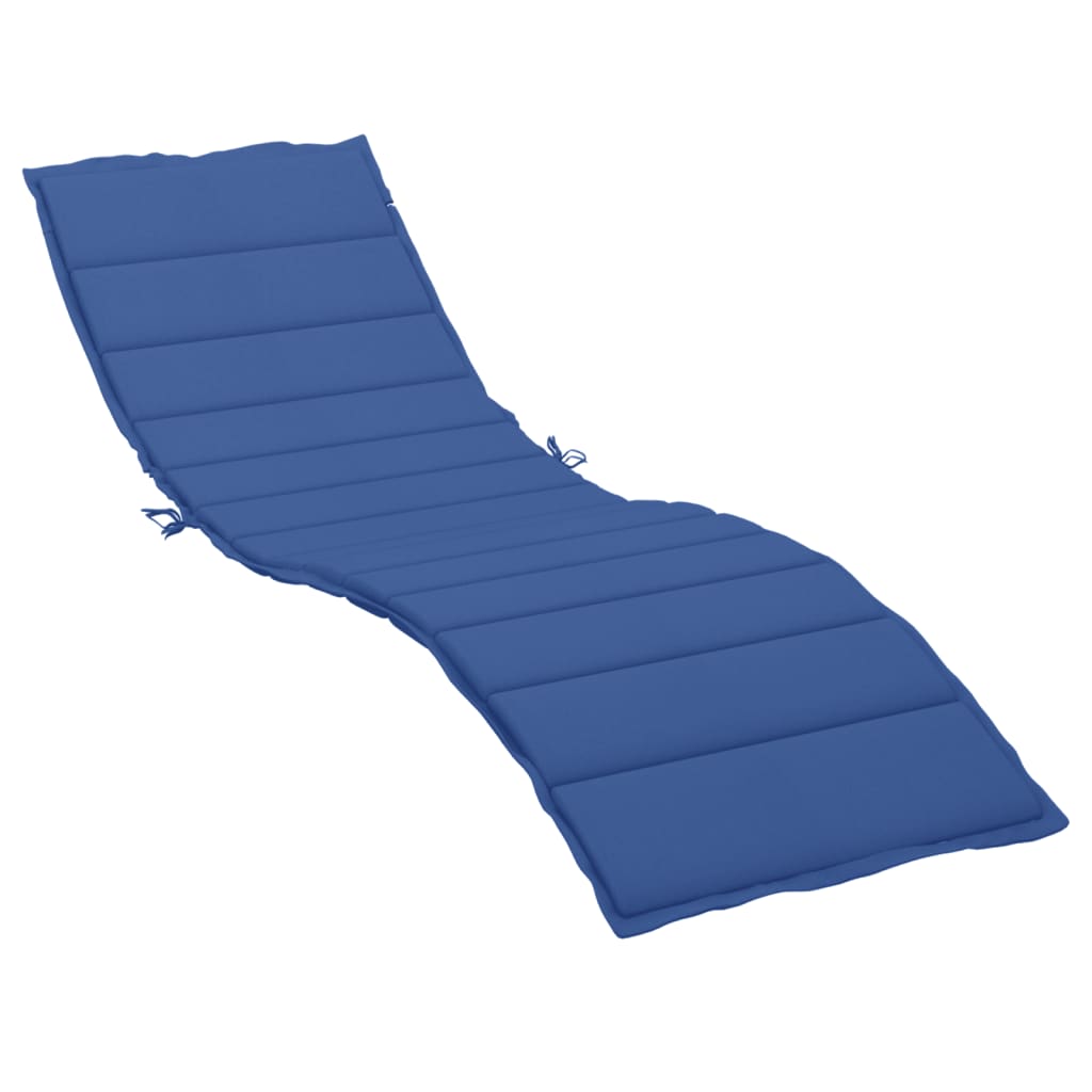 vidaXL Sonnenliegen-Auflage Königsblau 200x70x3 cm Oxford-Gewebe