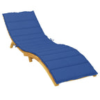 vidaXL Sonnenliegen-Auflage Königsblau 200x70x3 cm Oxford-Gewebe