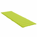 vidaXL Sonnenliegen-Auflage Hellgrün 200x70x3 cm Oxford-Gewebe