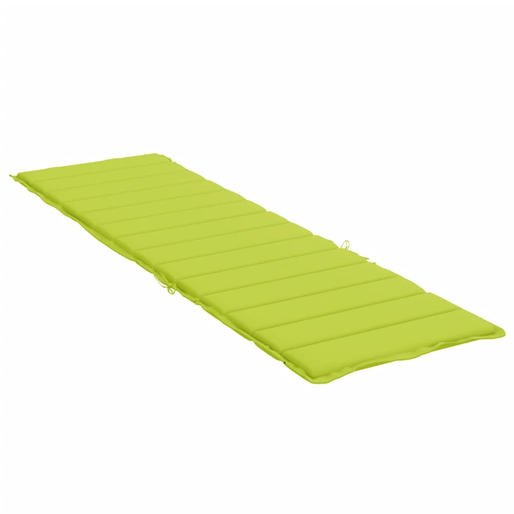 vidaXL Sonnenliegen-Auflage Hellgrün 200x70x3 cm Oxford-Gewebe