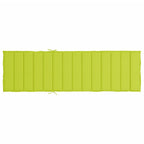 vidaXL Sonnenliegen-Auflage Hellgrün 200x70x3 cm Oxford-Gewebe