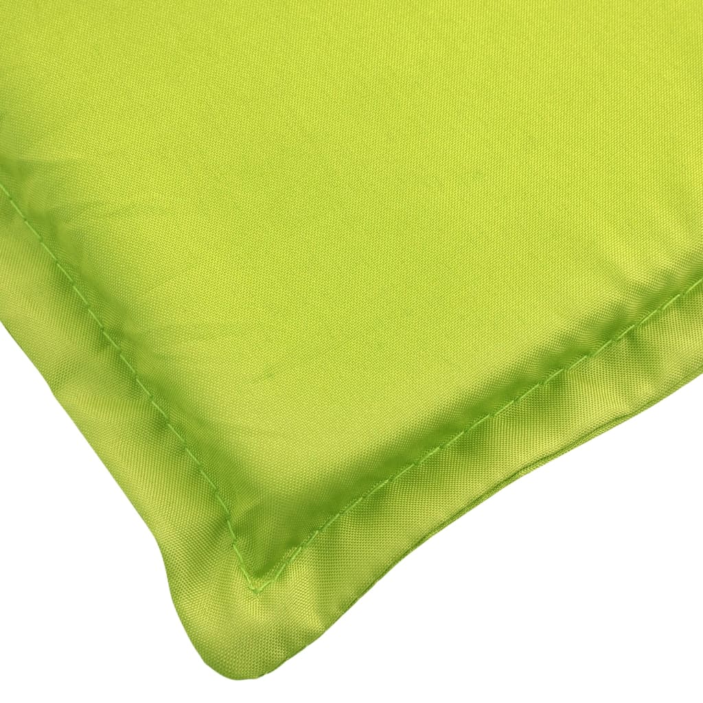 vidaXL Sonnenliegen-Auflage Hellgrün 200x70x3 cm Oxford-Gewebe