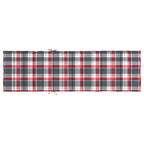 vidaXL Sonnenliegen-Auflage Rot Karomuster 200x70x3 cm Oxford-Gewebe