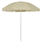 vidaXL Strandschirm Sandgelb 240 cm