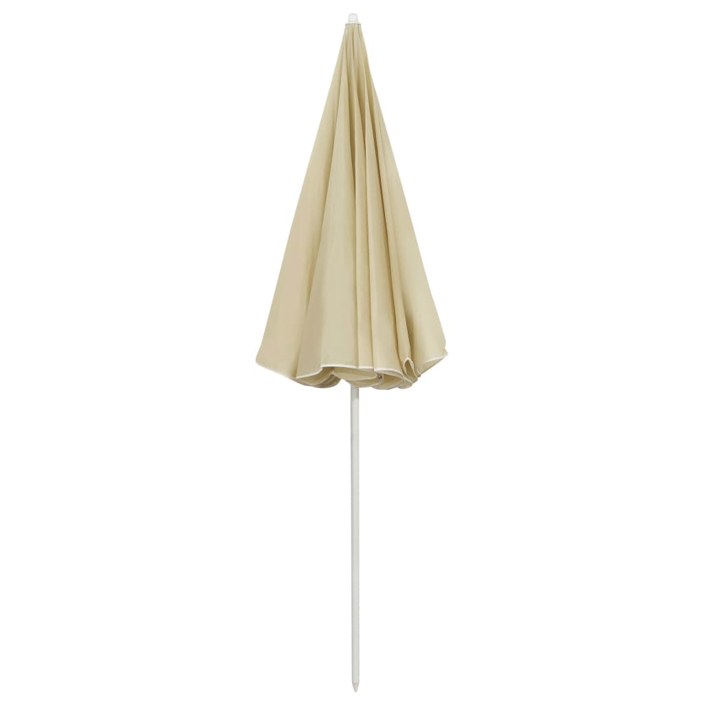 vidaXL Strandschirm Sandgelb 240 cm
