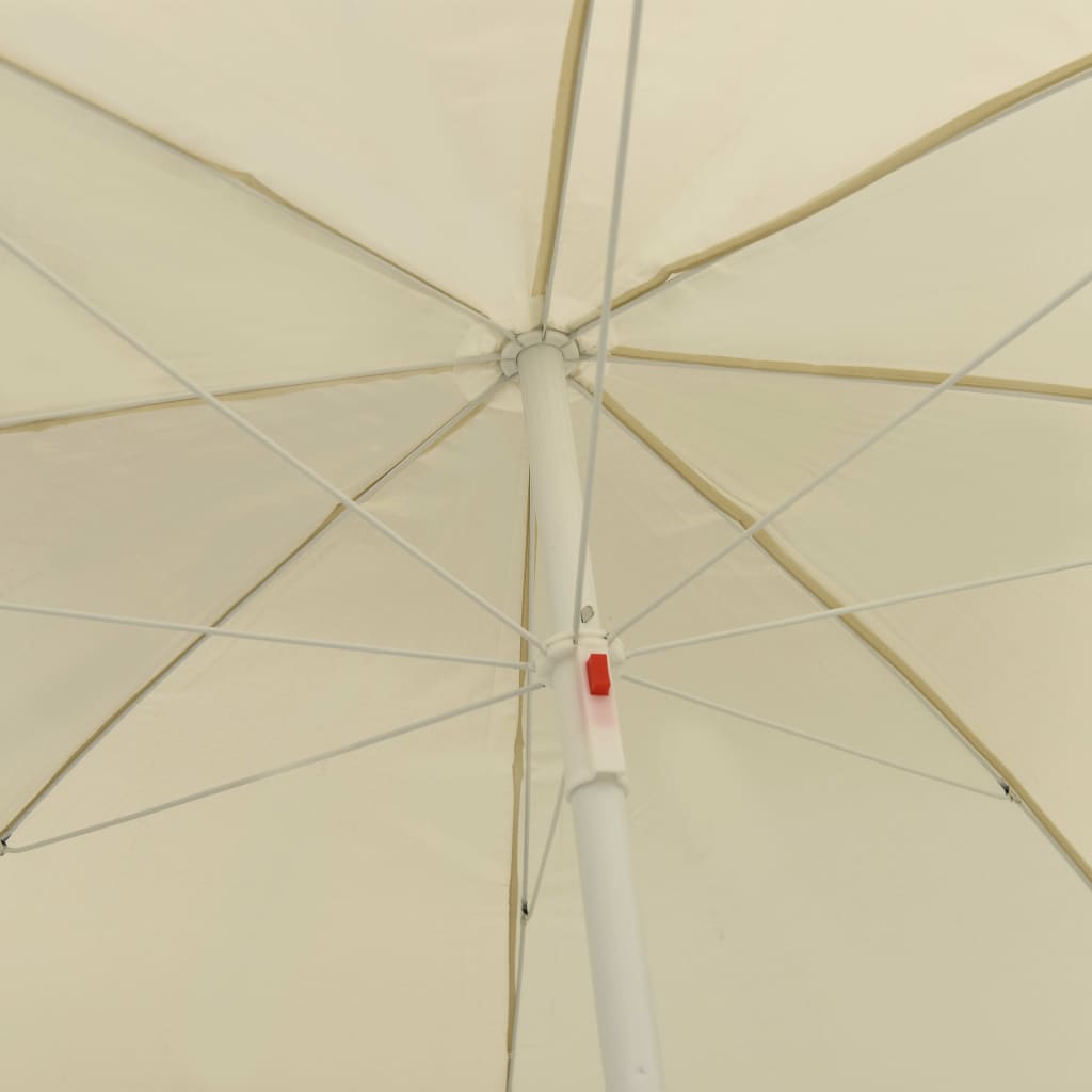 vidaXL Strandschirm Sandgelb 240 cm