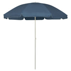 vidaXL Strandschirm Blau 240 cm