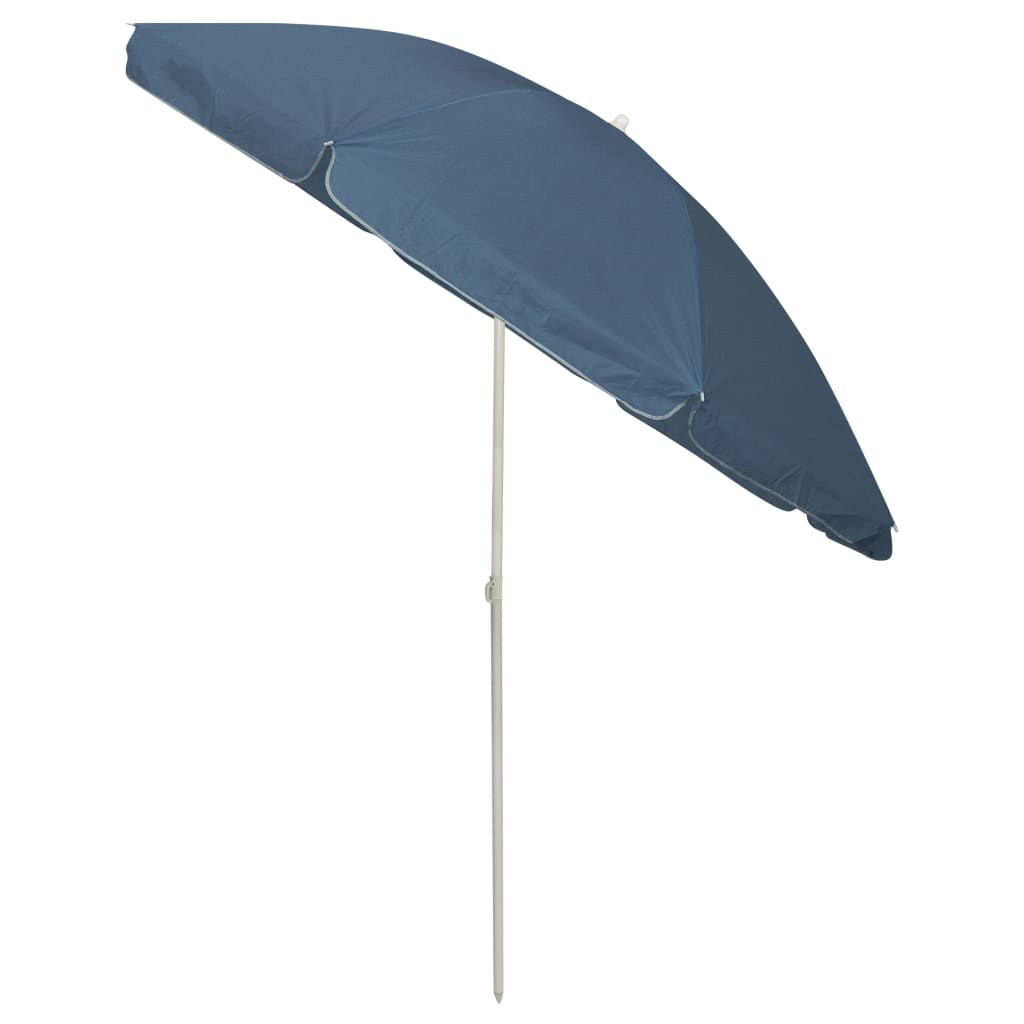 vidaXL Strandschirm Blau 240 cm